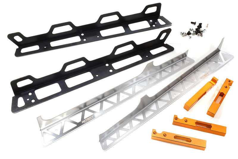 Billet Machined Rock Rails for Axial SCX6 Crawler