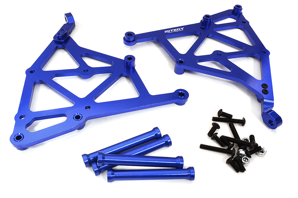 Blue Billet Machined Wing Mount Kit for Losi 1/5 Desert Buggy XL-E & 2.0