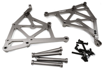 Grey Billet Machined Wing Mount Upgrade for Losi 1/5 Desert Buggy XL-E & 2.0
