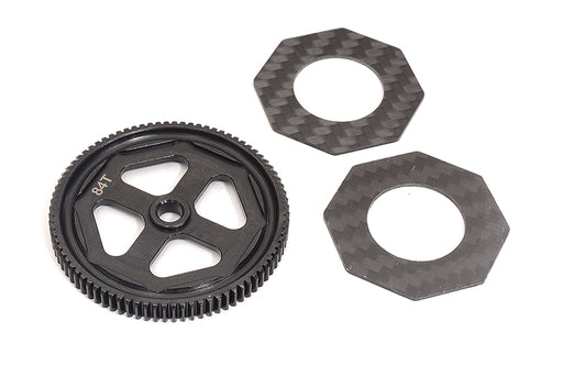 Billet Machined 84T Steel Spur Gear for Losi 1/10 22S Drag, SCT & ST