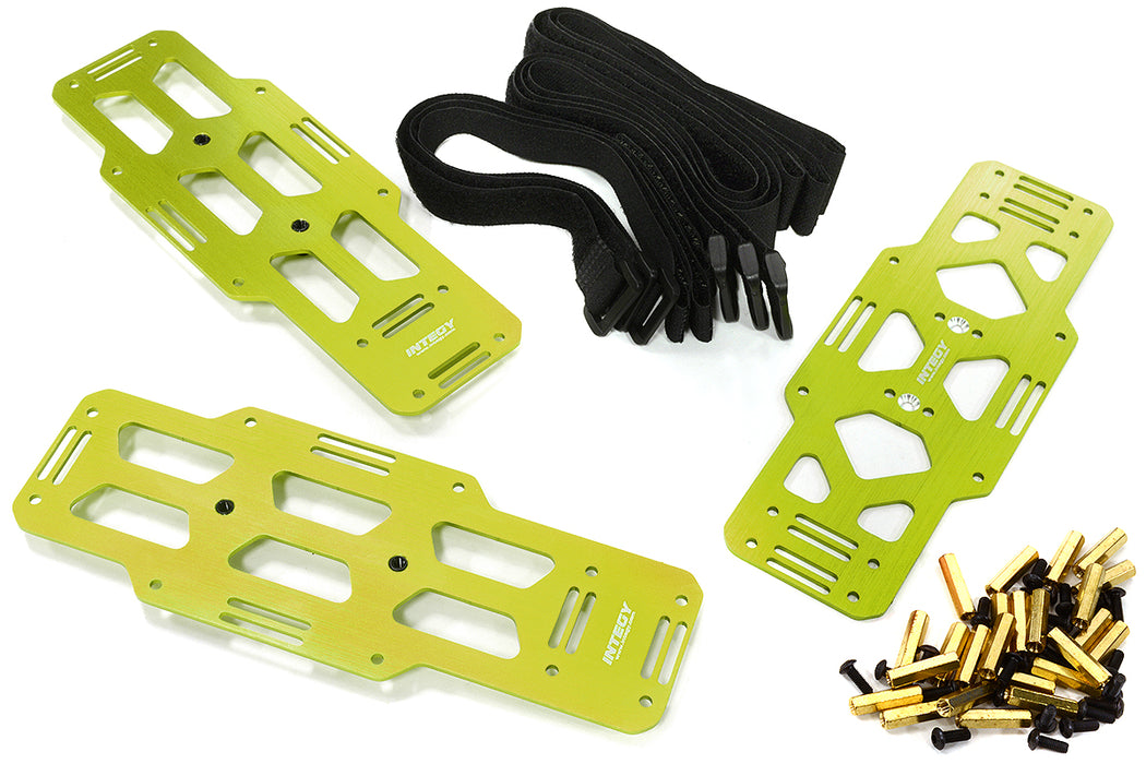 Billet Machined Battery Plates for Axial SCX6 Crawler