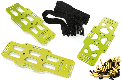 Billet Machined Battery Plates for Axial SCX6 Crawler