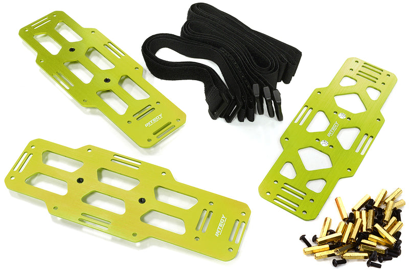 Billet Machined Battery Plates for Axial SCX6 Crawler