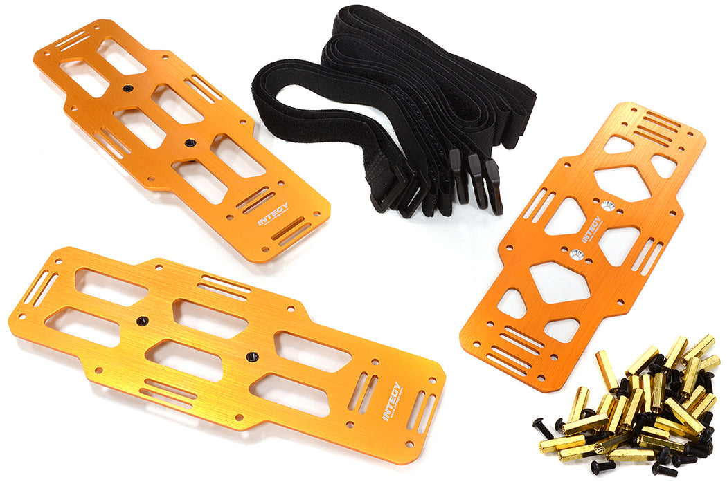 Billet Machined Battery Plates for Axial SCX6 Crawler