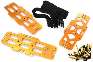 Billet Machined Battery Plates for Axial SCX6 Crawler