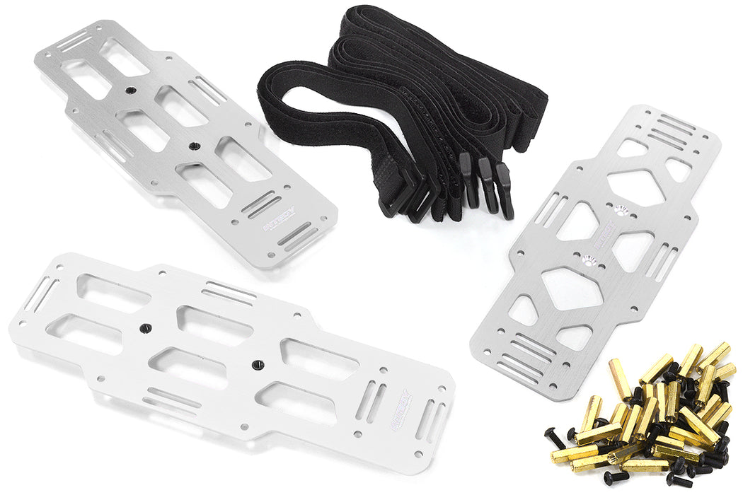 Billet Machined Battery Plates for Axial SCX6 Crawler