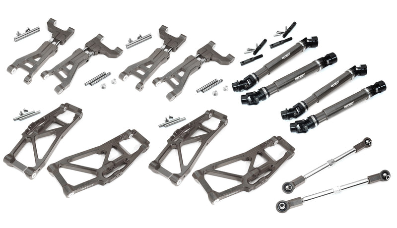 Billet Machined Suspension Conversion for Traxxas 1/10 Maxx V2 w/ WideMaxx
