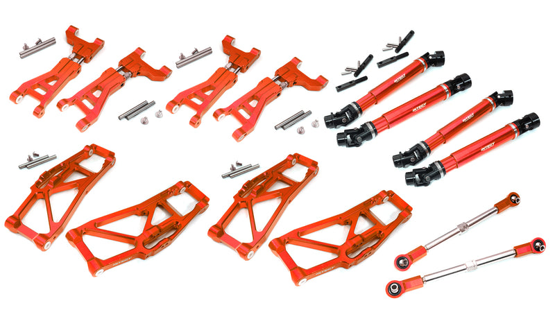Billet Machined Suspension Conversion for Traxxas 1/10 Maxx V2 w/ WideMaxx
