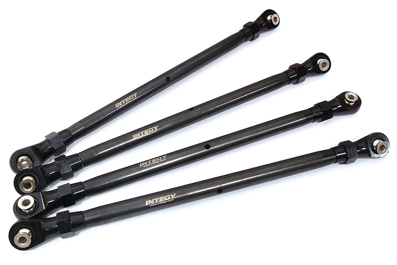 Black Front and Rear Lower Suspension Links for Axial SCX6 RC Crawler