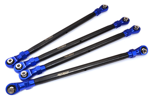 Blue Front and Rear Lower Suspension Links for Axial SCX6 RC Crawler