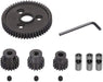 Steel 32 Pitch 54T Spur+15+17+19T Pinion Set w/5mm for Most Traxxas 1/10 4X4