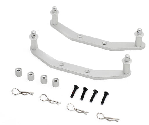 Alloy Machined Front & Rear Body Mounts for Traxxas 1/10 Slash 4X4 Truck
