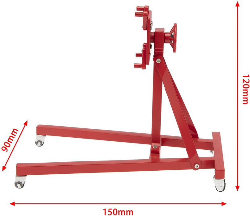 Realistic 1/10 Scale Model Size Auto Garage Manual Engine Stand