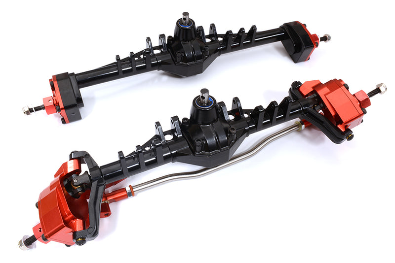 Machined Front & Rear Axles for Axial 1/10 Capra 1.9 Unlimited 232004 232005