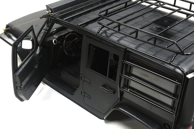 Realistic JW10-S+LED+Cage Hard Plastic Body Kit for 1/10 Scale Off-Road WB=313mm