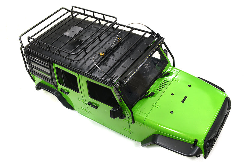 Realistic JW10-S+LED+Cage Hard Plastic Body Kit for 1/10 Scale Off-Road WB=313mm