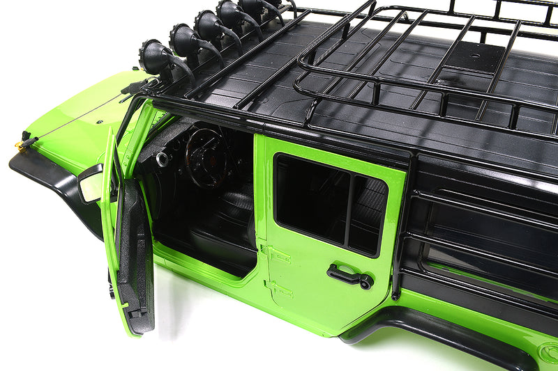 Realistic JW10-S+LED+Cage Hard Plastic Body Kit for 1/10 Scale Off-Road WB=313mm