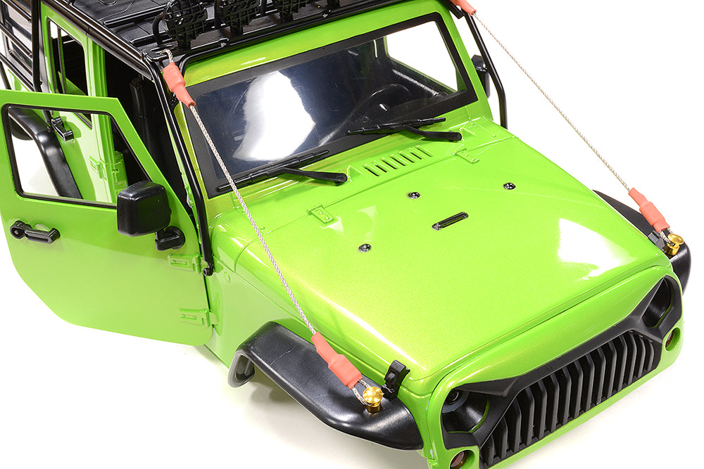 Realistic JW10-S+LED+Cage Hard Plastic Body Kit for 1/10 Scale Off-Road WB=313mm