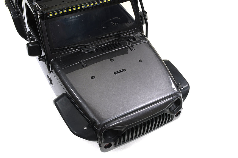Realistic JW10-S+LED+Cage Hard Plastic Body Kit for 1/10 Scale Off-Road WB=313mm