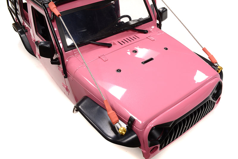Realistic JW10-S+LED+Cage Hard Plastic Body Kit for 1/10 Scale Off-Road WB=313mm