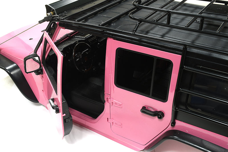 Realistic JW10-S+LED+Cage Hard Plastic Body Kit for 1/10 Scale Off-Road WB=313mm
