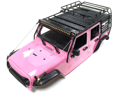 Realistic JW10-S+LED+Cage Hard Plastic Body Kit for 1/10 Scale Off-Road WB=313mm
