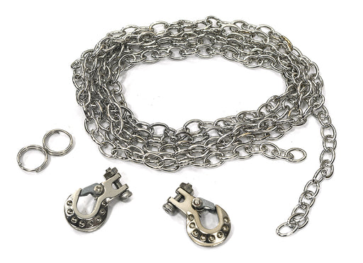 Realistic 1/10 Size Drag Chain & Tow Hooks for 1/10 Scale Off-Road Crawler