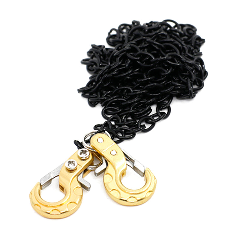 Realistic 1/10 Size Drag Chain & Tow Hooks for 1/10 Scale Off-Road Crawler