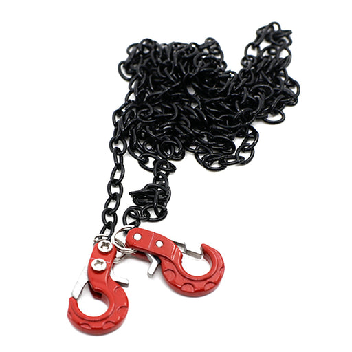 Realistic 1/10 Size Drag Chain & Tow Hooks for 1/10 Scale Off-Road Crawler