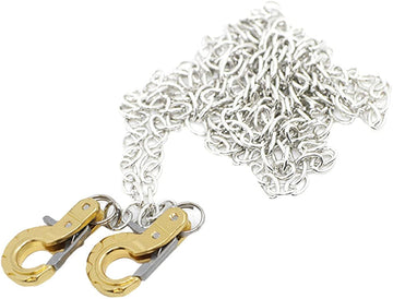 Realistic 1/10 Size Drag Chain & Tow Hooks for 1/10 Scale Off-Road Crawler