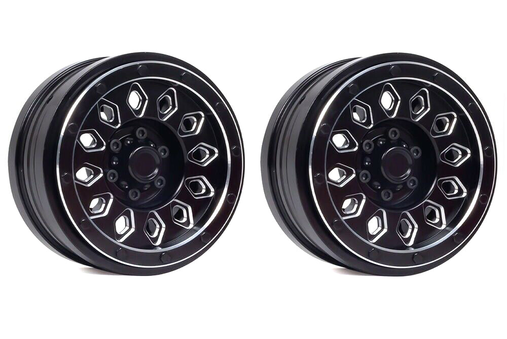 Alloy Machined Wheel Set (2) for Axial SCX6