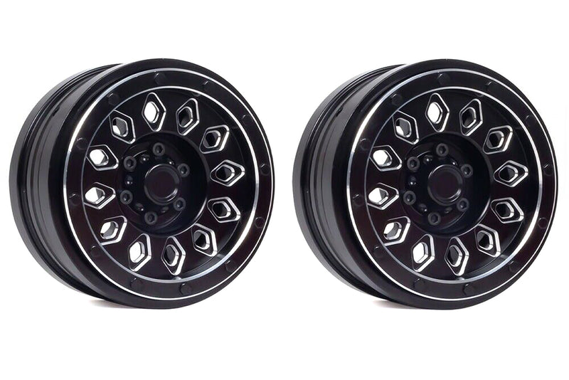 Alloy Machined Wheel Set (2) for Axial SCX6
