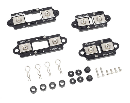 Magnetic Force Body Mounts for TRX-4 & Axial 1/10 SCX-10 Type Crawler
