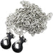 Realistic 1/10 Size Drag Chain & Tow Hooks w/Bow Shackle for 1/10 Scale Off-Road