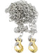 Realistic 1/10 Size Drag Chain & Tow Hooks w/Bow Shackle for 1/10 Scale Off-Road