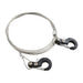 Realistic 1/10 Size Steel Tow Cable & Tow Hooks for 1/10 Scale Off-Road