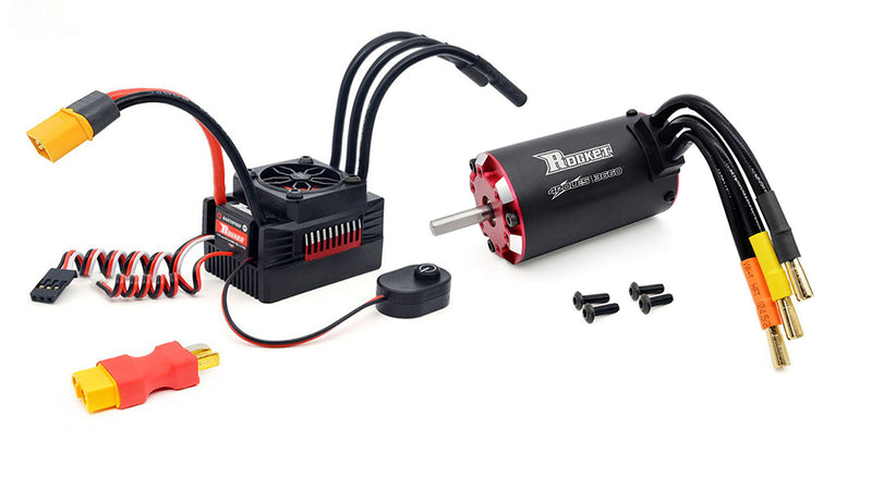 4250kV Brushless Motor 3660 Size 5mm Shaft w/ 60A ESC for RC Car