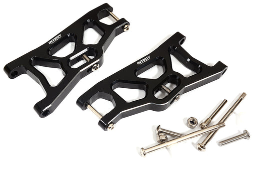 Machined Alloy Front Suspension Arms for 1/10 Slash 2WD & Stampede 2WD - Black