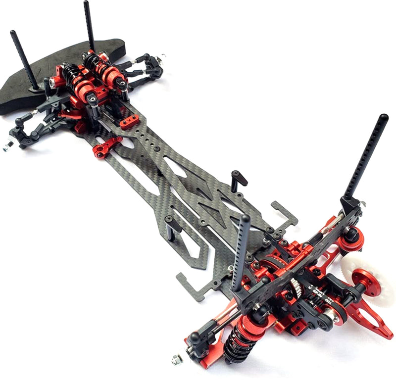 High Performance CF Version 1/10 Scale RWD Drift Car Kit