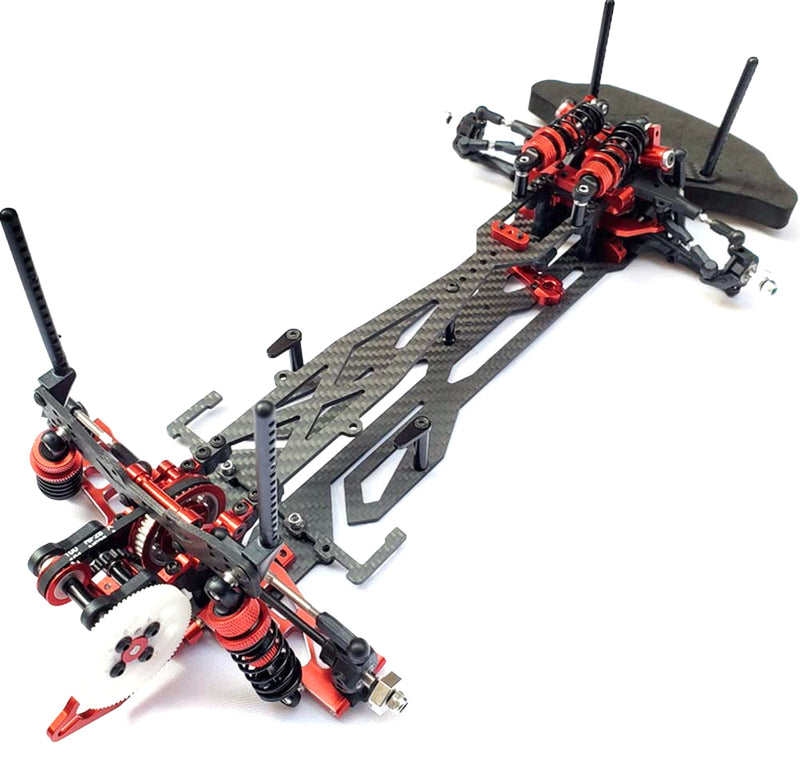 High Performance CF Version 1/10 Scale RWD Drift Car Kit - Product image 3