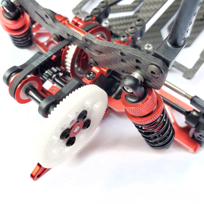 High Performance CF Version 1/10 Scale RWD Drift Car Kit