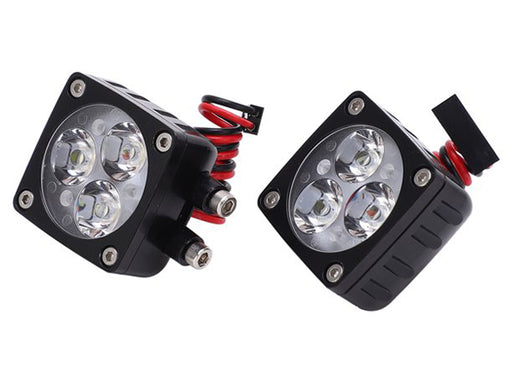 Alloy Outer Case A-Pillar Super Bright LED Spot Light Set for Axial SCX6
