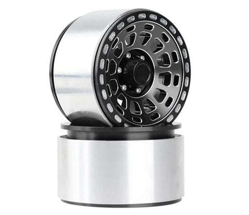 Alloy Machined Wheels (2) for Axial SCX6