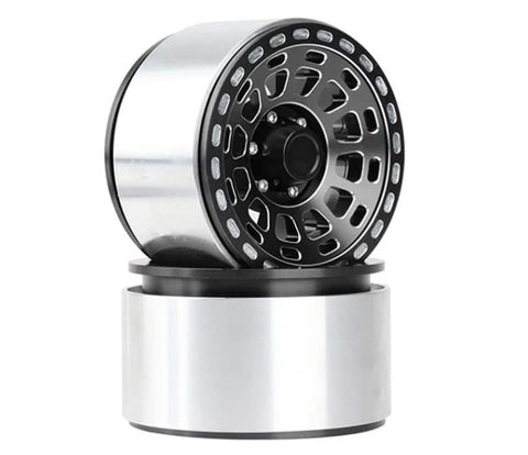 Alloy Machined Wheels (2) for Axial SCX6