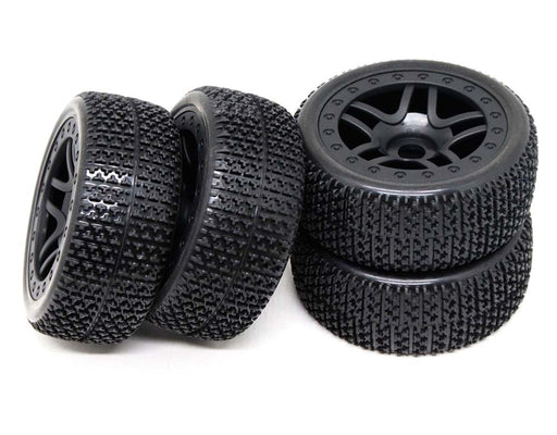 Tires, Wheels & Inserts TL11 w/17mm Hex for 1/8 Buggy Size 4pcs OD=110mm