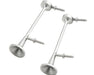 Realistic Stainless Steel Metal Air Horn Set 48mm for Tamiya 1/14 Tractor