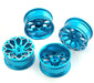 10 Spoke Alloy Wheel Set (4) for 1/10 Drift Racing W=26mm