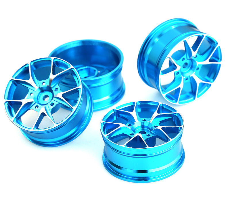 10 Spoke Alloy Wheel Set (4) for 1/10 On-Road Touring W=26mm