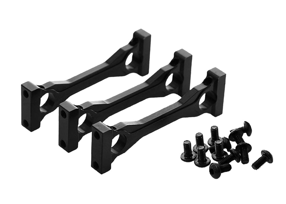 Alloy Chassis Center Mid Cross Braces (3) for 1/14 Scale Tractor W=59mm