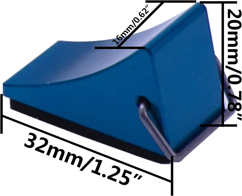 Alloy Machined Realistic Scale Model Wheel Chock (2) 1/10 Size
